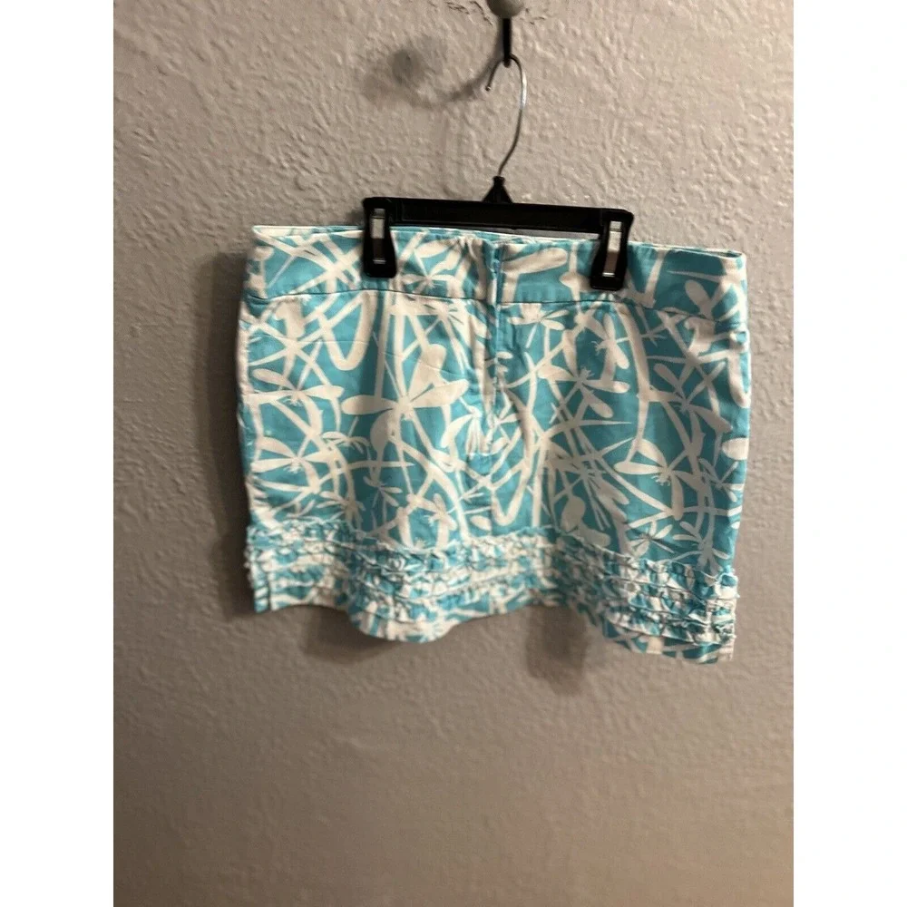 Lilly Pulitzer Women's Blue & White‎ Skort  Print Size 0